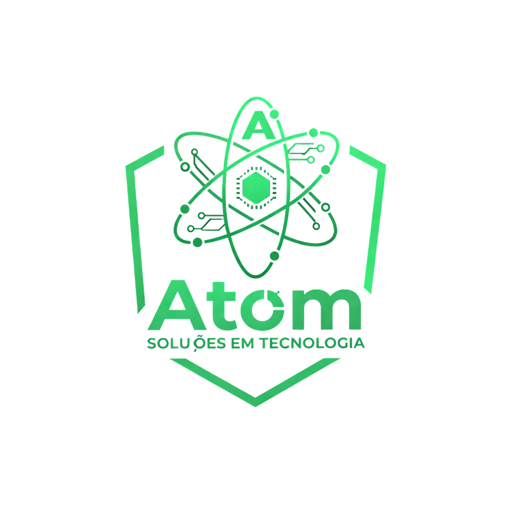 Atom Logo Background